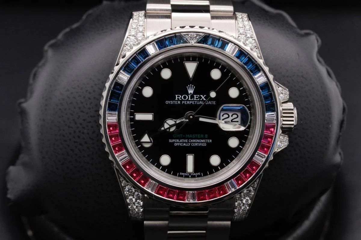 Rolex GMT-Master II 116759SARU White Gold Black Dia - Image 8