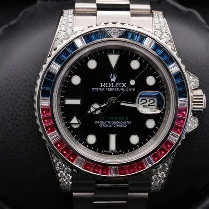 Rolex GMT-Master II 116759SARU White Gold Black Dia - Image 7