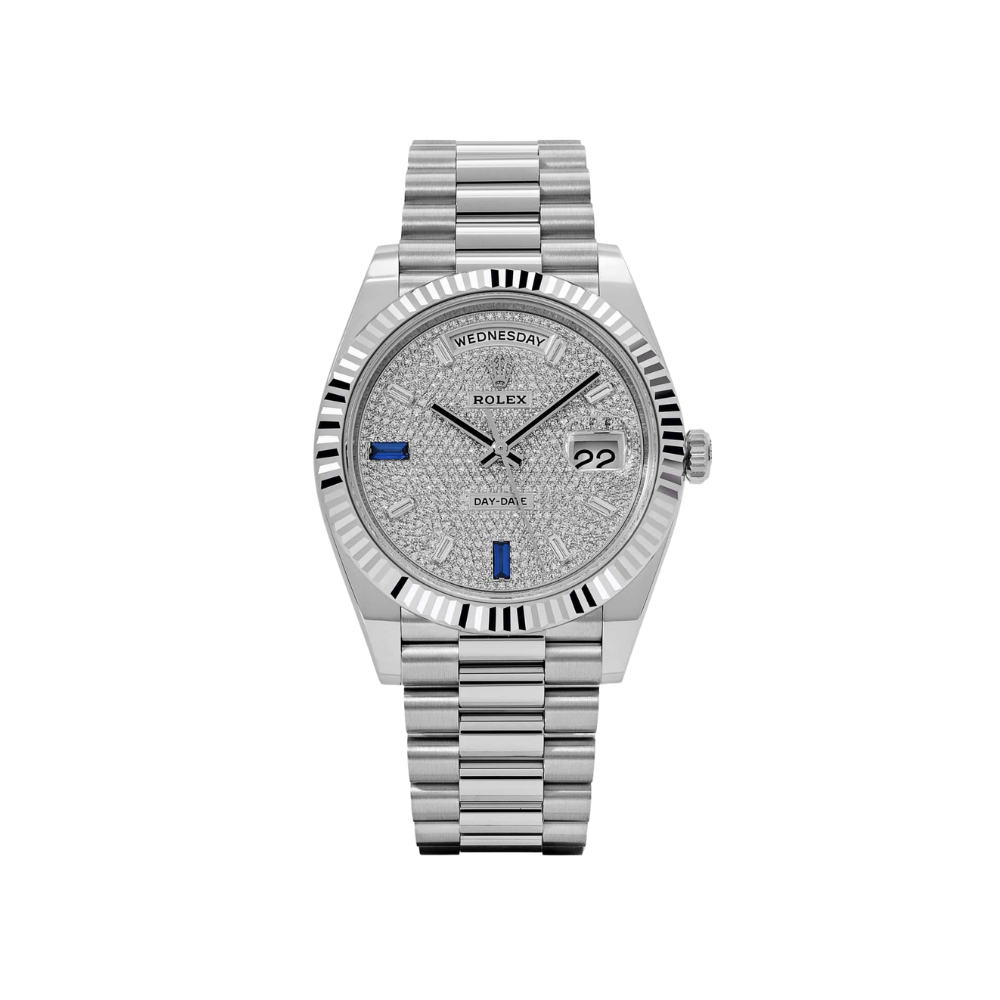 Rolex Day-Date 40 228236 Platinum Pav? Diamond Dial