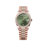 Rolex Day-Date 36 ? Green Dial and Diamonds Ref. 128345RBR-0085