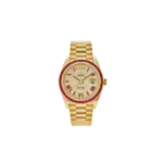 Rolex Day-Date 40 228398TRU Yellow Gold Roman Dial Ruby Bezel