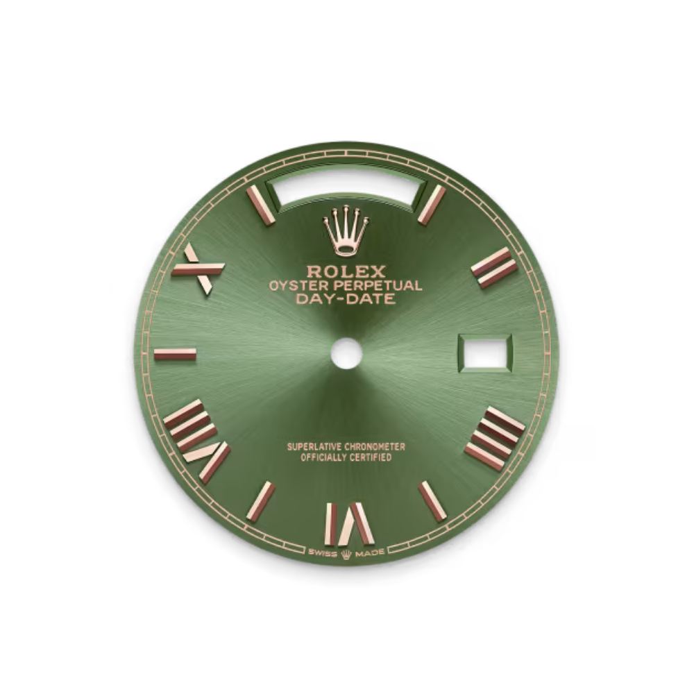 Rolex Day-Date 36 ? Green Dial and Diamonds Ref. 128345RBR-0085 - Image 6