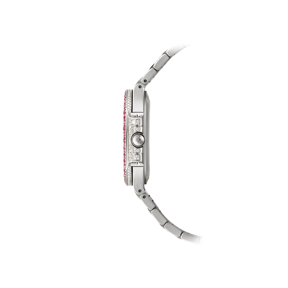 Patek Philippe Nautilus 7118/1452G 'Ladies Haute Joaillerie' White Gold Diamond Ruby Set - Image 6