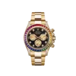 Rolex Daytona 116598RBOW 'Rainbow' Yellow Gold Black Dial Sapphire Bezel