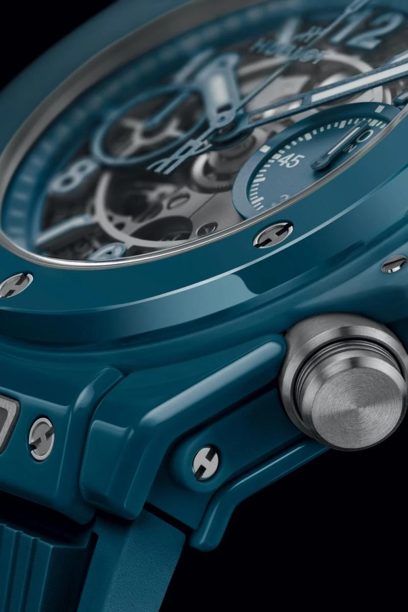 Big Bang Unico Petrol Blue Ceramic Ref. 441.ES.5121.RX - Image 3