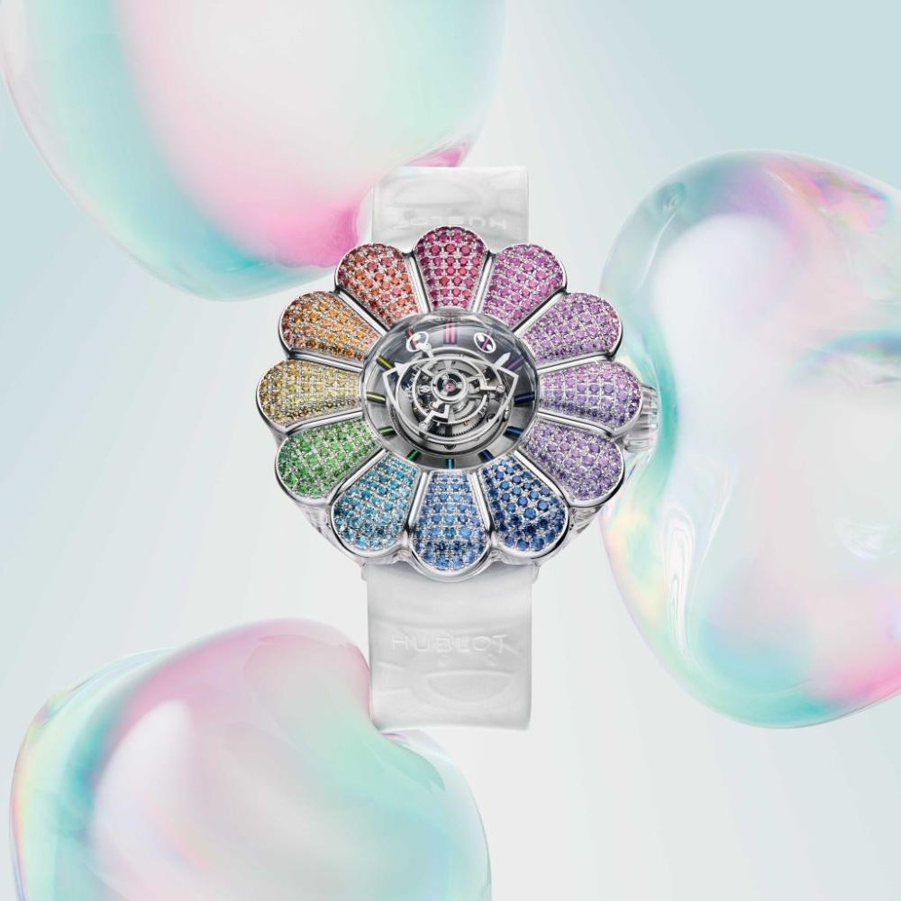 Exceptional Timepieces MP-15 Takashi Murakami Tourbillon Sapphire Rainbow Ref. 915.JX.4802.RT.1199 - Image 5