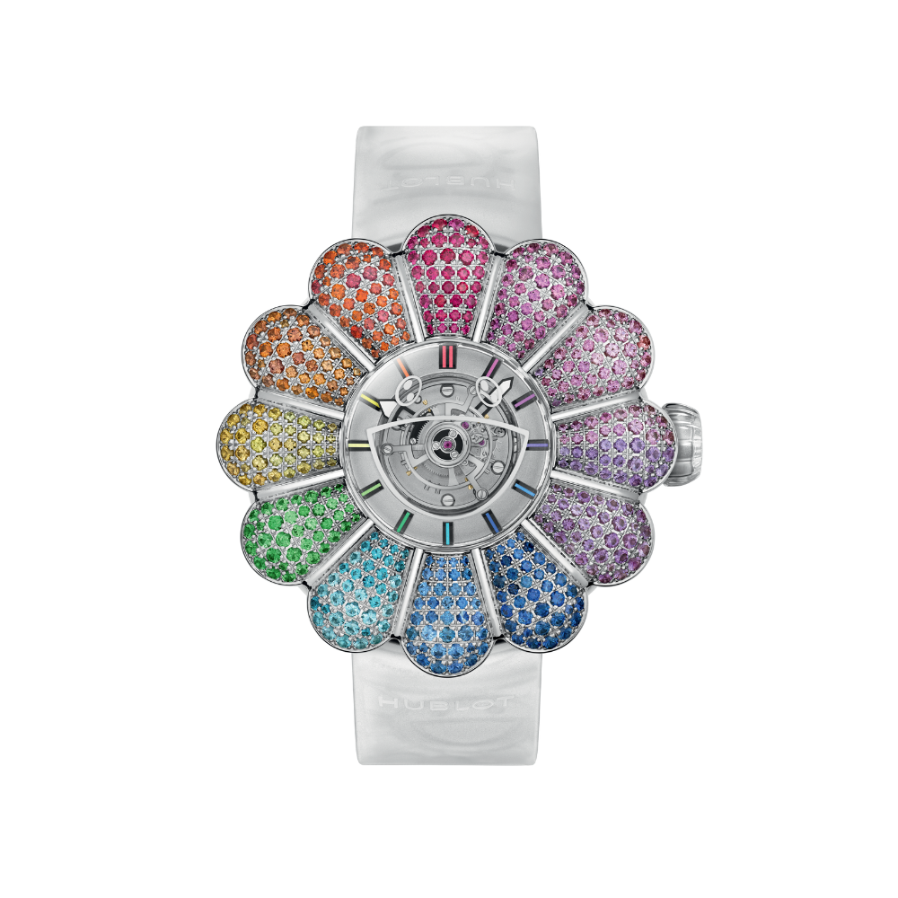 Exceptional Timepieces MP-15 Takashi Murakami Tourbillon Sapphire Rainbow Ref. 915.JX.4802.RT.1199