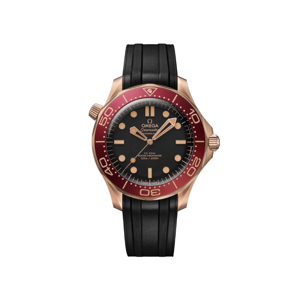 Seamaster Diver 300M 42 mm, Bronze gold on rubber strap Ref. 210.92.42.20.01.003
