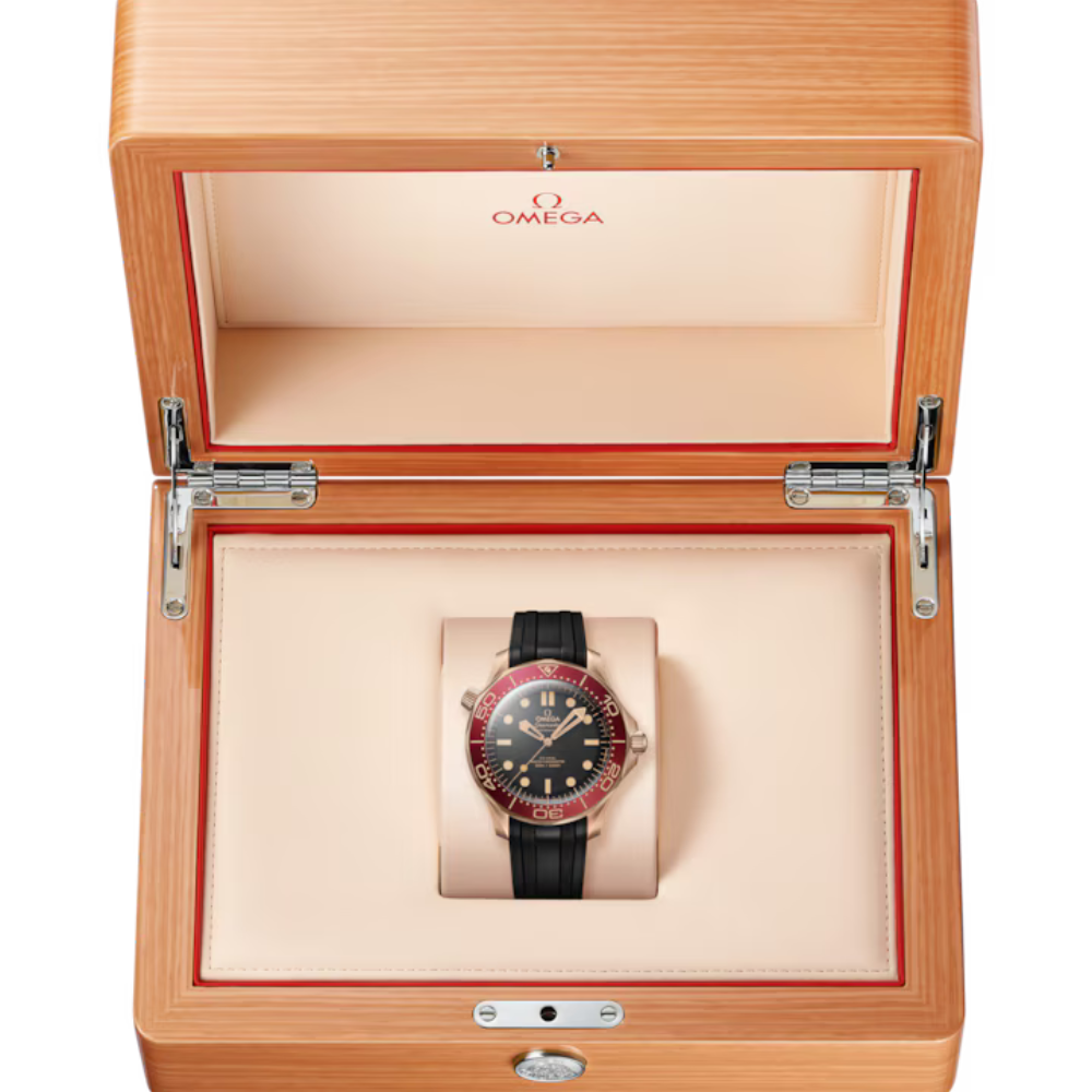 Seamaster Diver 300M 42 mm, Bronze gold on rubber strap Ref. 210.92.42.20.01.003 - Image 2