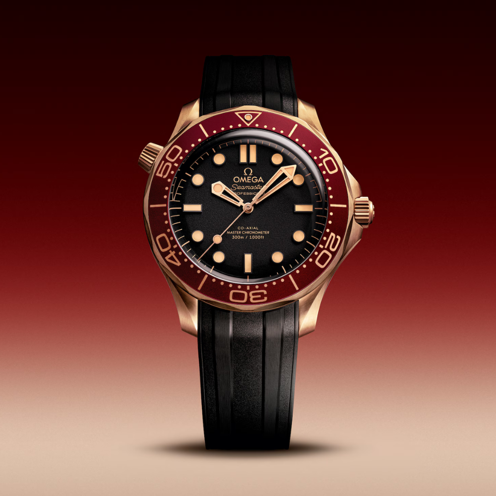 Seamaster Diver 300M 42 mm, Bronze gold on rubber strap Ref. 210.92.42.20.01.003 - Image 4