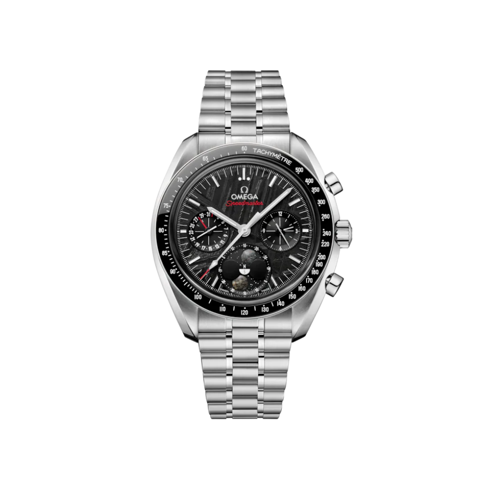 Speedmaster Moonphase 43 mm, steel on steel Ref. 304.30.43.52.01.001