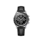 Speedmaster Calibre 321 42 mm, platinum on leather strap Ref. 311.93.42.30.99.001