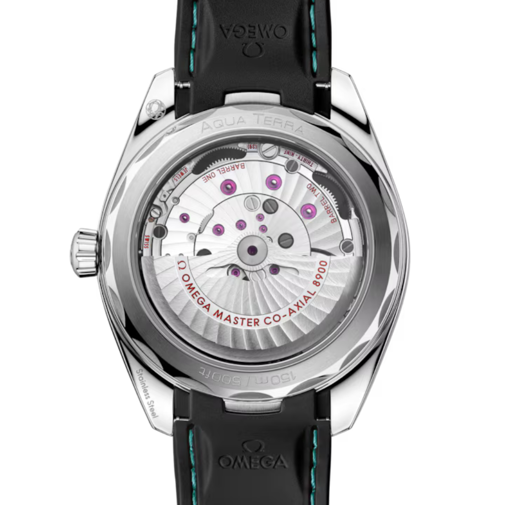 Seamaster Aqua Terra 150M 38 mm, steel on rubber strap Ref. 220.32.38.20.03.001 - Image 3