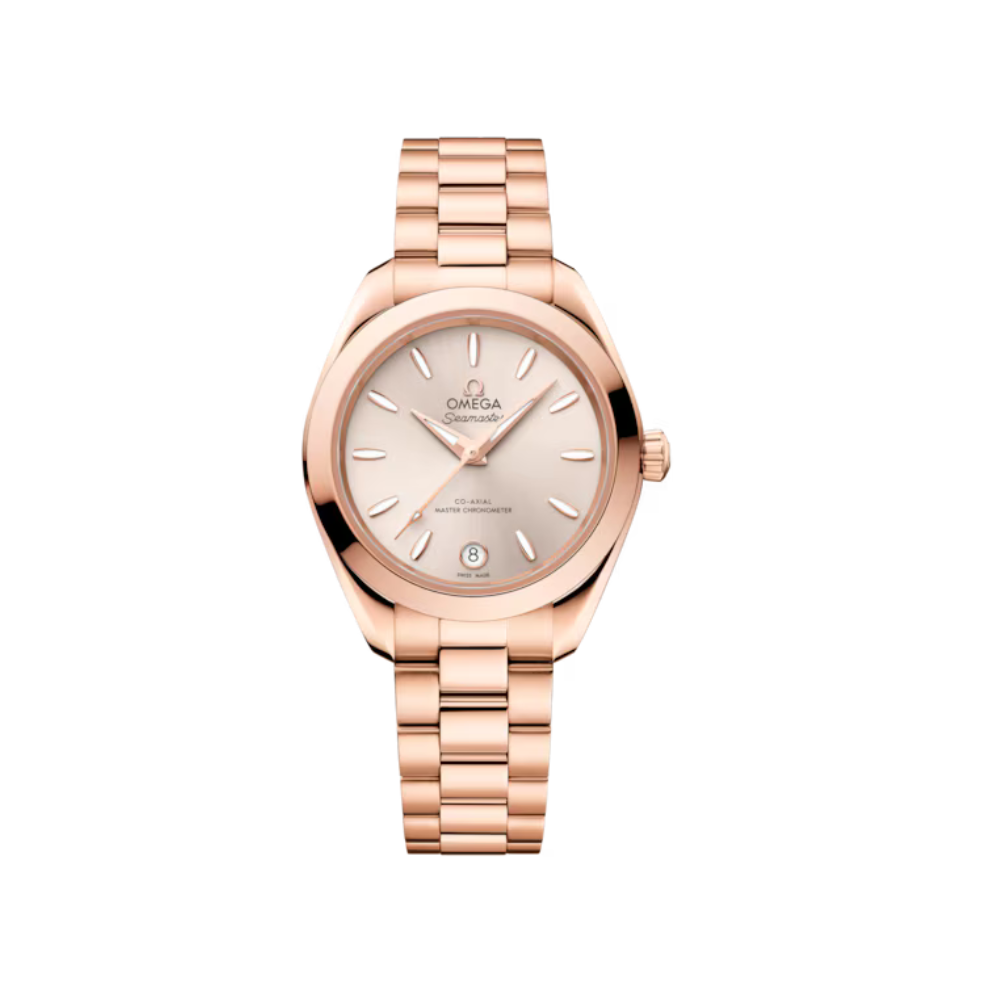 Seamaster Aqua Terra 150M 30 mm, Sedna gold on Sedna gold Ref. 220.50.30.20.09.001