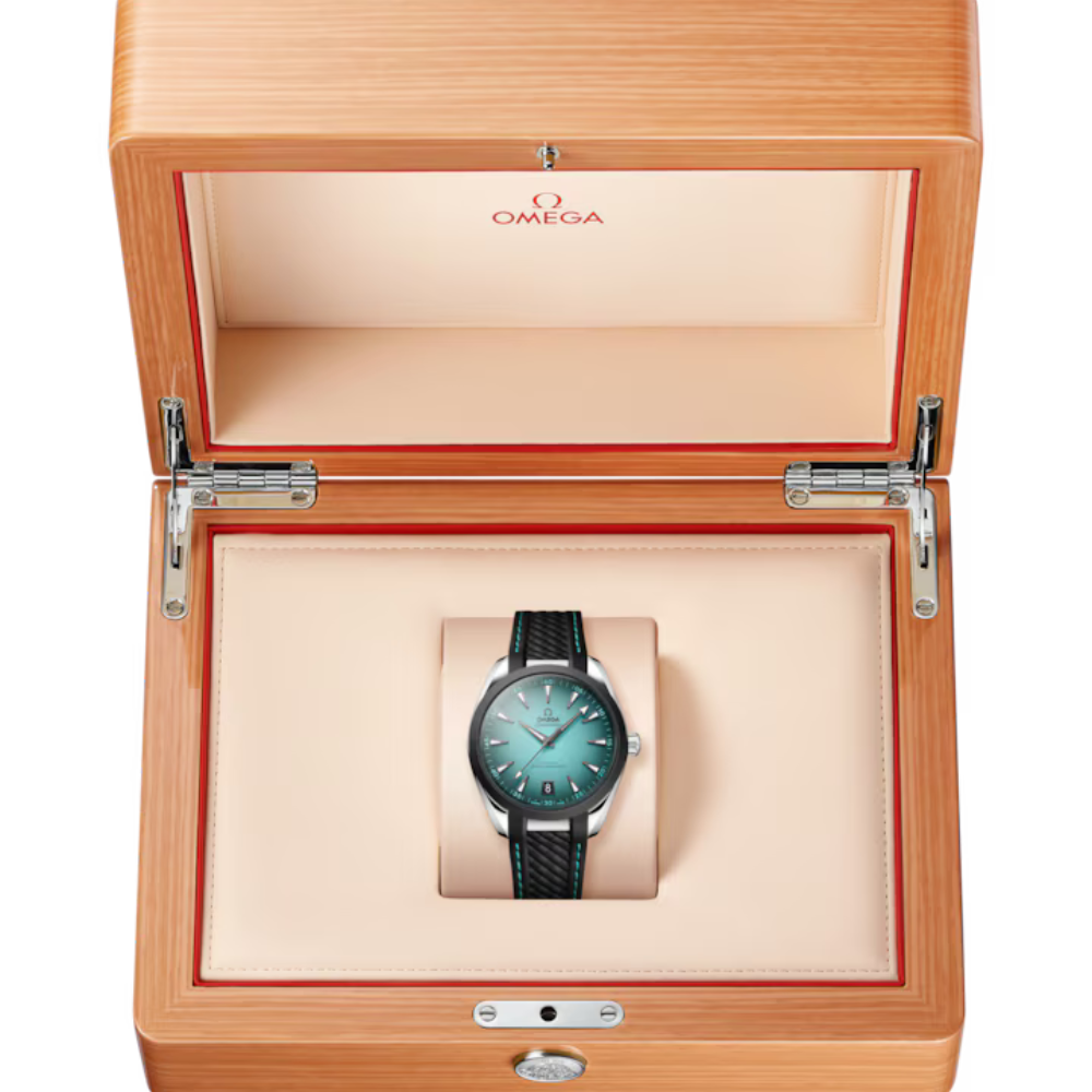 Seamaster Aqua Terra 150M 38 mm, steel on rubber strap Ref. 220.32.38.20.03.001 - Image 4