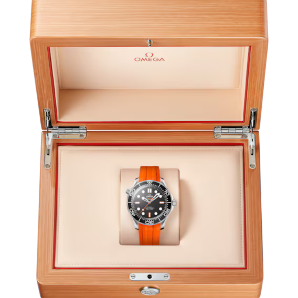 Seamaster Diver 300M 42 mm, steel on rubber strap Ref. 210.32.42.20.01.006 - Image 3