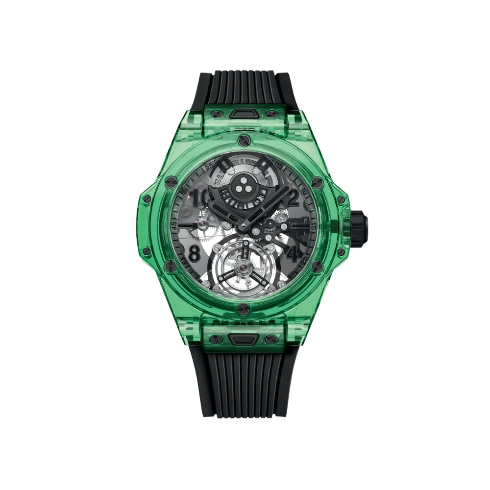Big Bang Tourbillon Automatic Green Saxem Ref. 429.JG.0110.RT