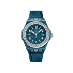 Big Bang One Click Petrol Blue Ceramic Diamonds Ref. 485.ES.5171.RX.1204
