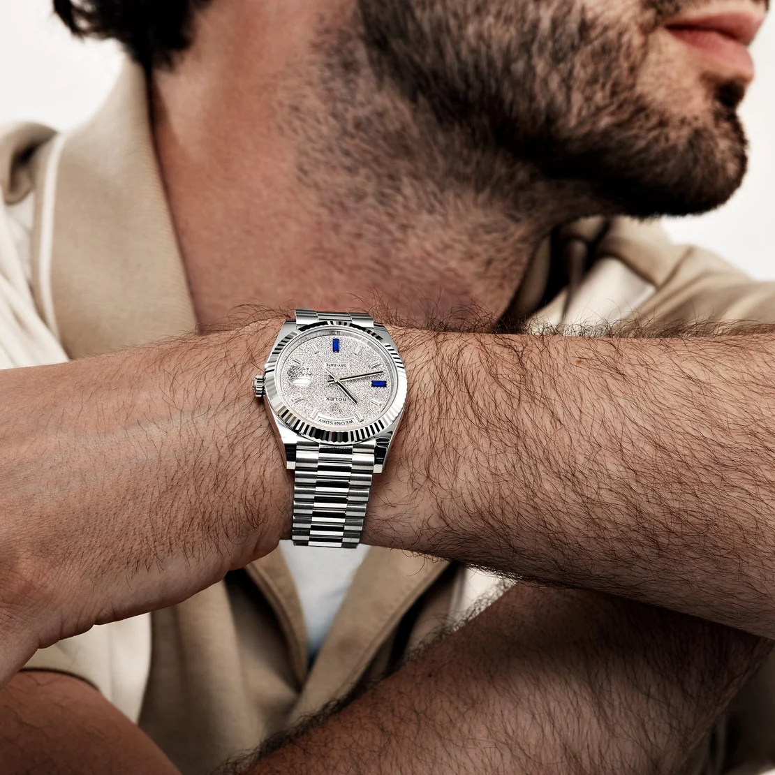 Rolex Day-Date 40 228236 Platinum Pav? Diamond Dial - Image 2