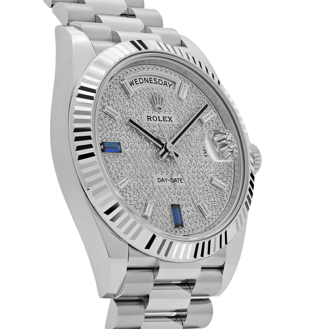 Rolex Day-Date 40 228236 Platinum Pav? Diamond Dial - Image 4